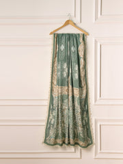 3 Piece- Pure Cotton Net Embroidered Suit S110851