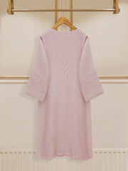 3 Piece - Pure Cotton Net Embroidered Suit S109564