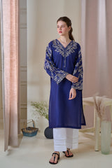 2 Piece - Embroidered Jacquard Suit S110155