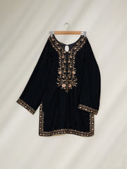 2 Piece- Embroidered Velvet Suit S110389