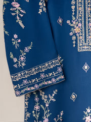 3 Piece - Pure Organza Embroidered Suit S111128