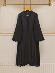 3 Piece - Pure Cotton Net Embroidered Suit S109613