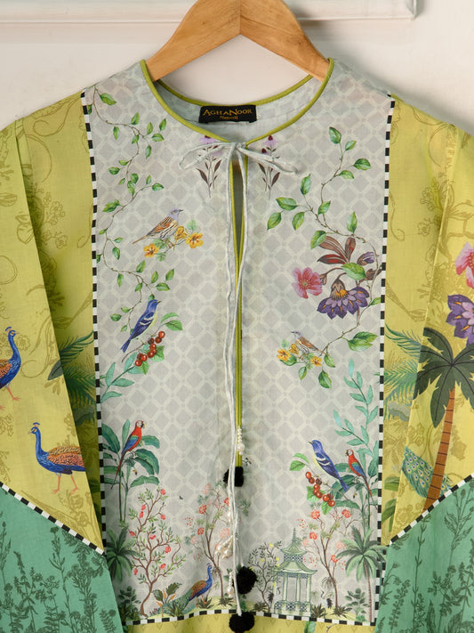 Digital Printed Cambric Shirt S111267
