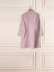 3 Piece- Pure Cotton Net Embroidered Suit S110903