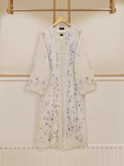 3 Piece - Pure Cotton Net Embroidered Suit S109841