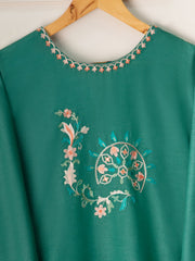 Embroidered Pure Karandi Shirt S110793