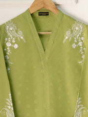 2 Piece - Embroidered Jacquard Suit S111114