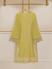 3 Piece - Pure Cotton Net Embroidered Suit S109715