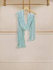 3 Piece - Pure Cotton Net Embroidered Suit S110074