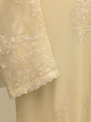 3 Piece - Pure Embroidered Cotton Net Suit S111925