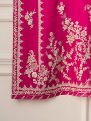 Pure Chiffon Embroidered ShirtS110941