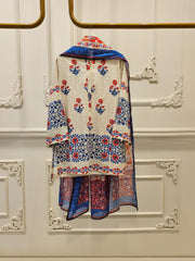 3 Piece - Digital Printed Lawn Suit S111599