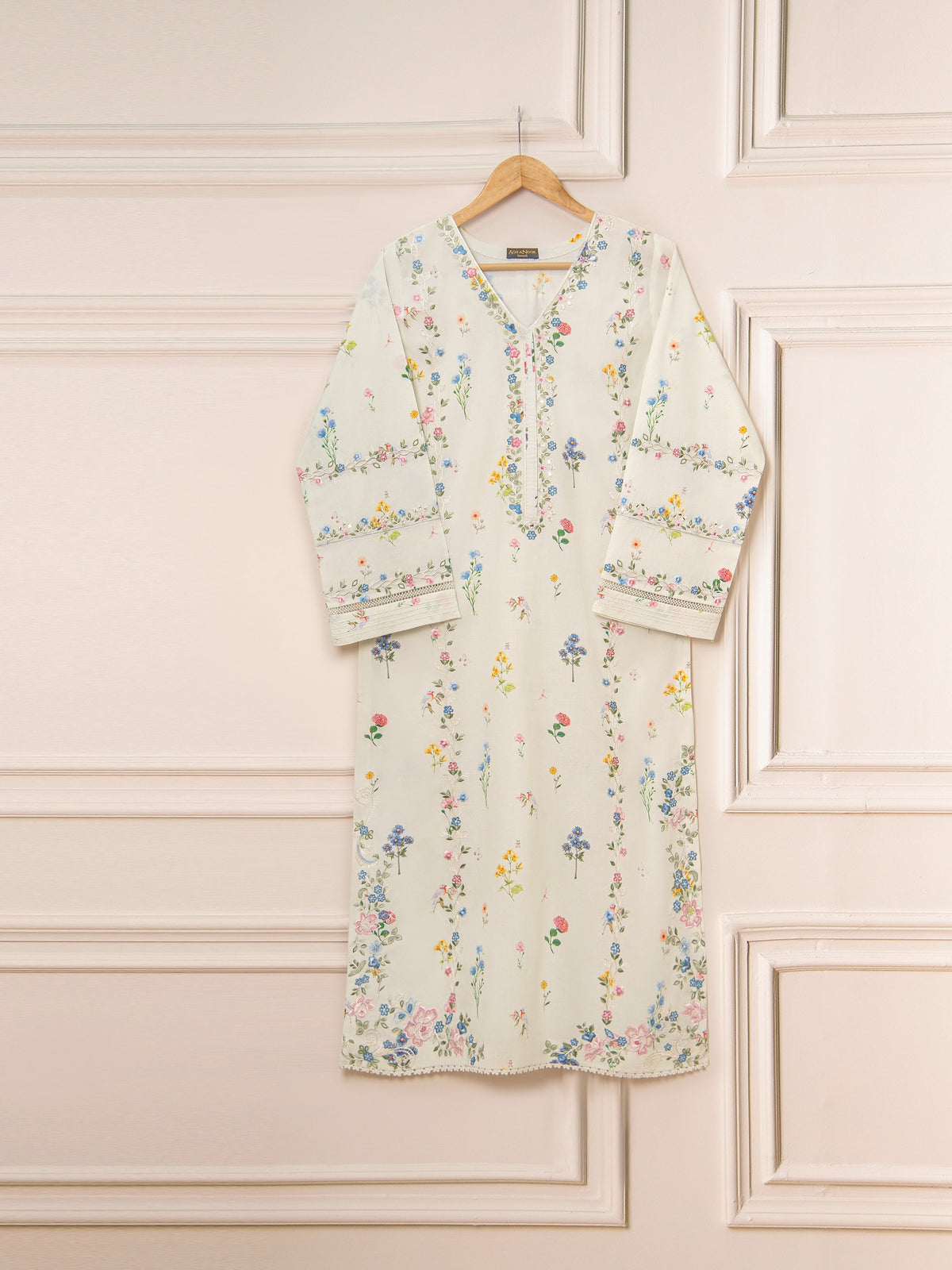 2 Piece - Pure Embroidered Cambric Suit S111319