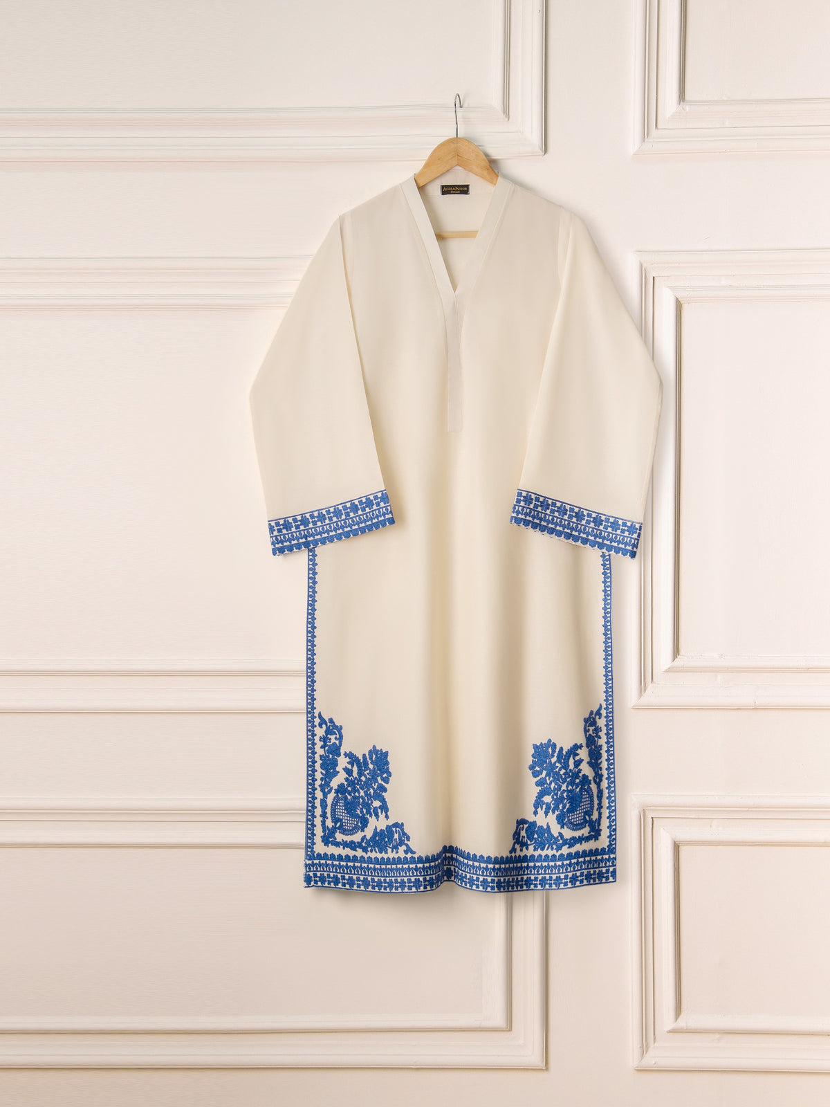 2 Piece - Embroidered Cambric Suit S110932