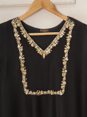 3 Piece - Pure Cotton Net Embroidered Suit S111322