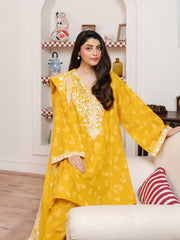 2 Piece - Embroidered Cambric Suit S110422