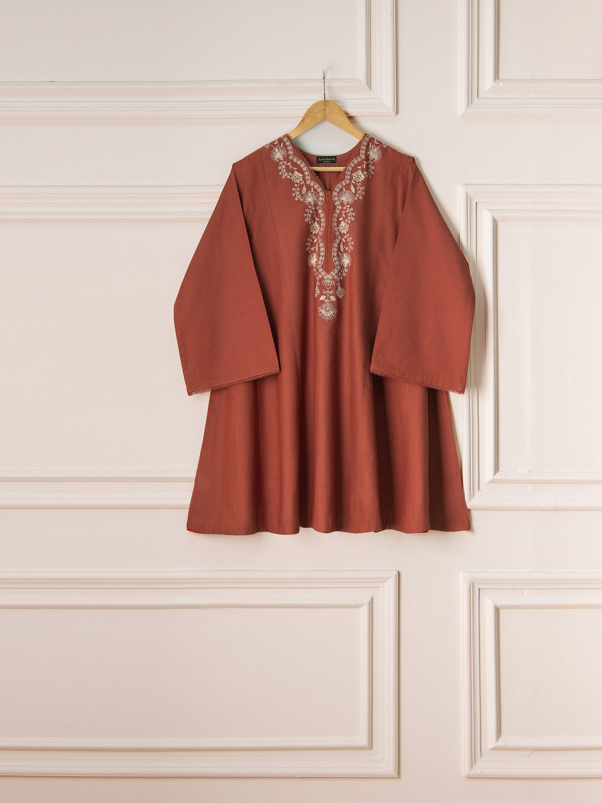 2 Piece - Embroidered Khaddar Suit S110549