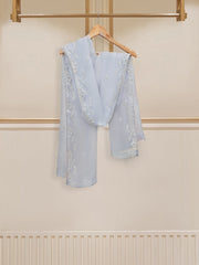 3 Piece - Pure Cotton Net Embroidered Suit S109841