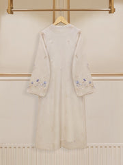 3 Piece - Pure Cotton Net Embroidered Suit S109841