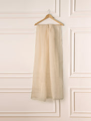 3 Piece - Pure Organza Embroidered Suit S110732