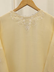 3 Piece - Pure Embroidered Cotton Net Suit S111925