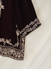 2 Piece- Embroidered Velvet Suit S110391