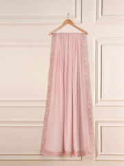 3 Piece - Pure Cotton Net Embroidered Suit S111274