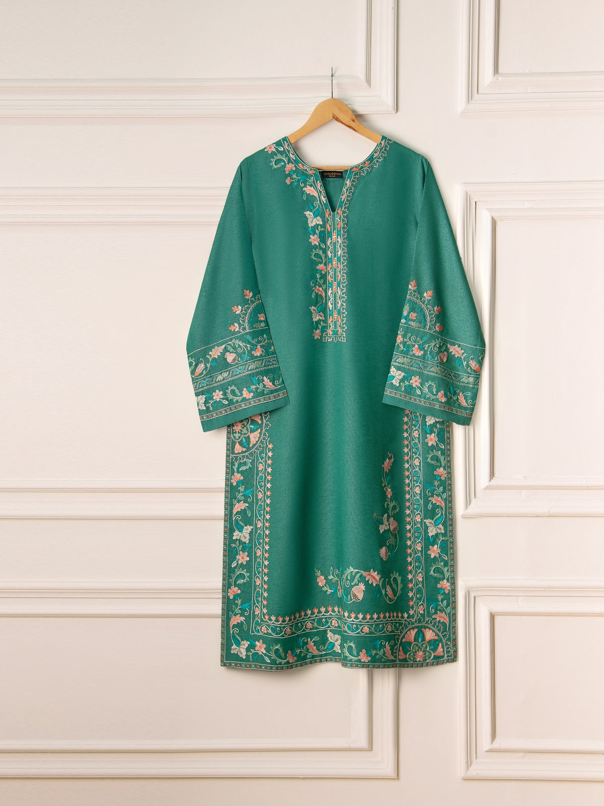 Embroidered Pure Karandi Shirt S110793