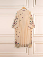 3 Piece- Pure Khaddi Silk Embroidered Suit S111508