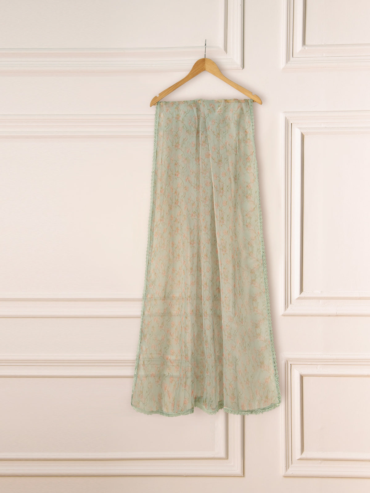 Digital Printed Organza Dupatta D000233