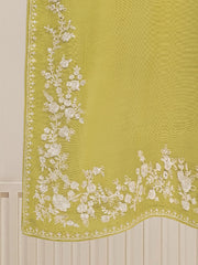 3 Piece - Pure Cotton Net Embroidered Suit S109715