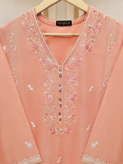 2 Piece - Pure Embroidered Cambric Suit S109856