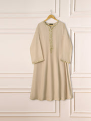 3 Piece - Pure Cotton Net Embroidered Suit S111251