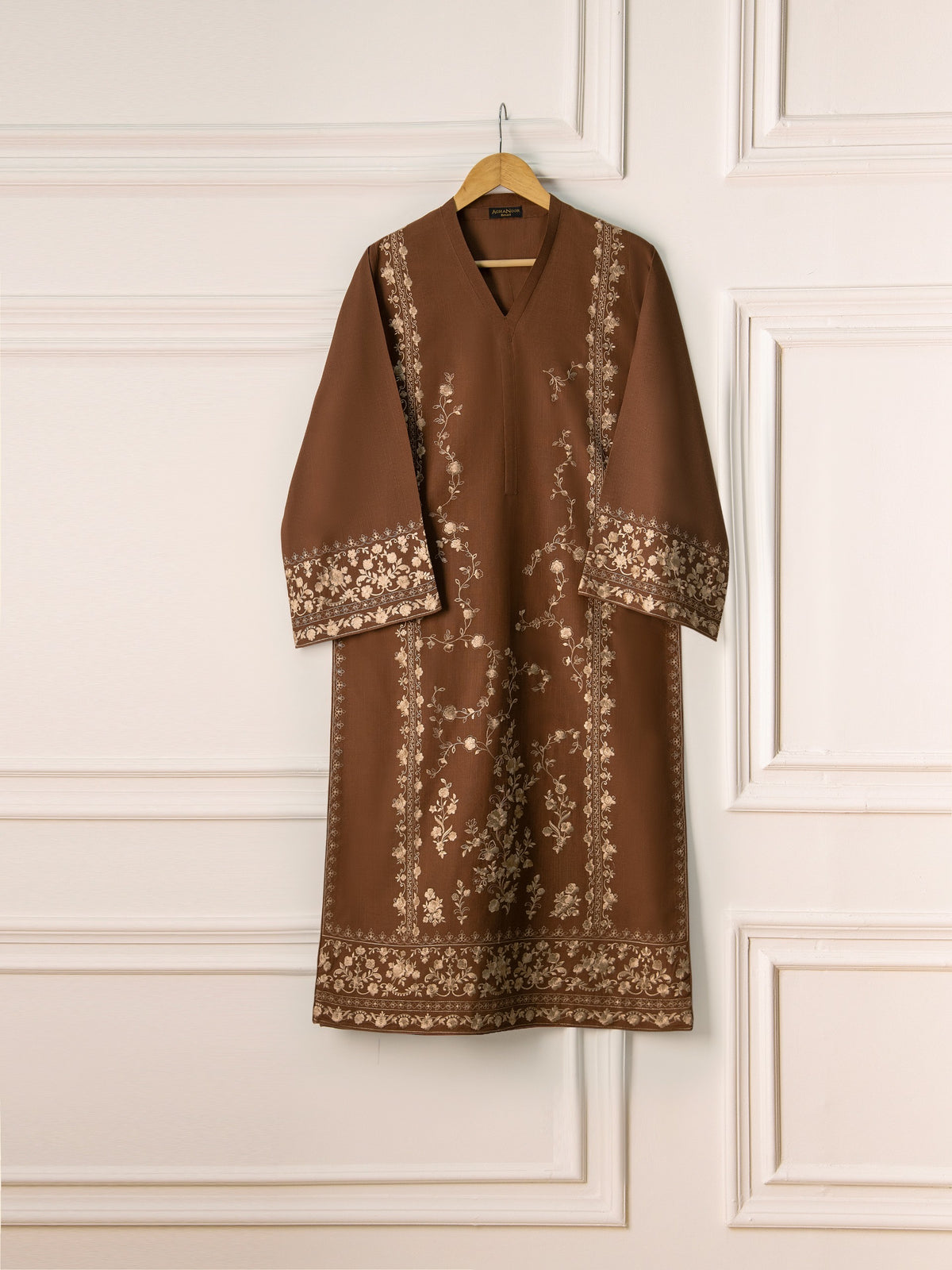 2 Piece - Embroidered Khaddar Suit S110720