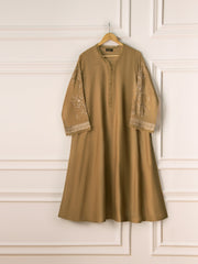 3 Piece- Pure Cotton Net Embroidered Suit S110851