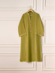 3 Piece- Pure Cotton Net Embroidered Suit S111056