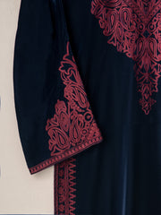 2 Piece- Embroidered Velvet Suit S110844