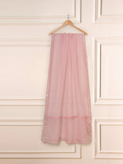 3 Piece - Pure Organza Embroidered Suit S111498