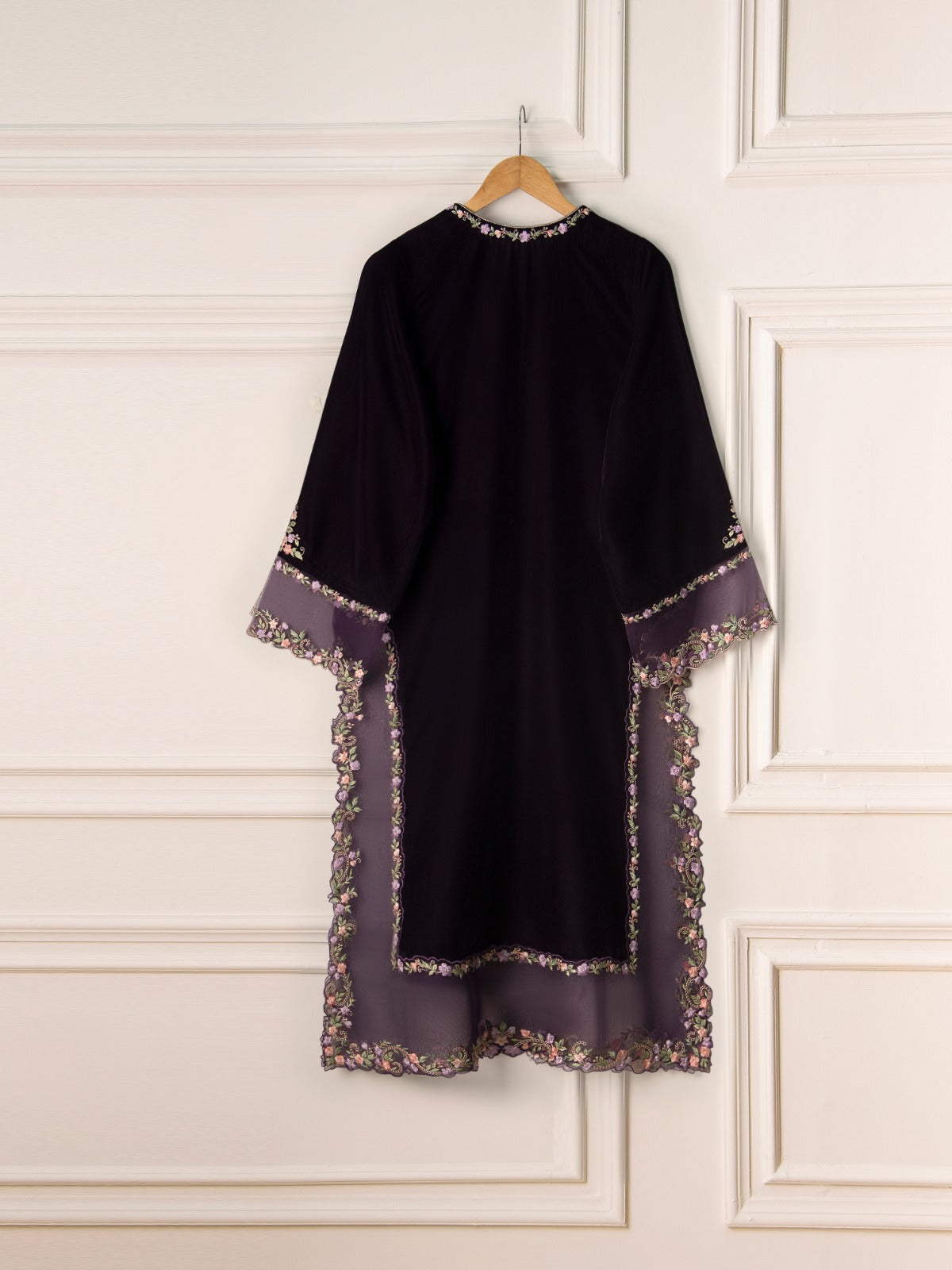 3 Piece- Embroidered Velvet Suit S110929 Aghanoorinternational 3 Piece- Embroidered Velvet Suit S110929 Aghanoorinternational