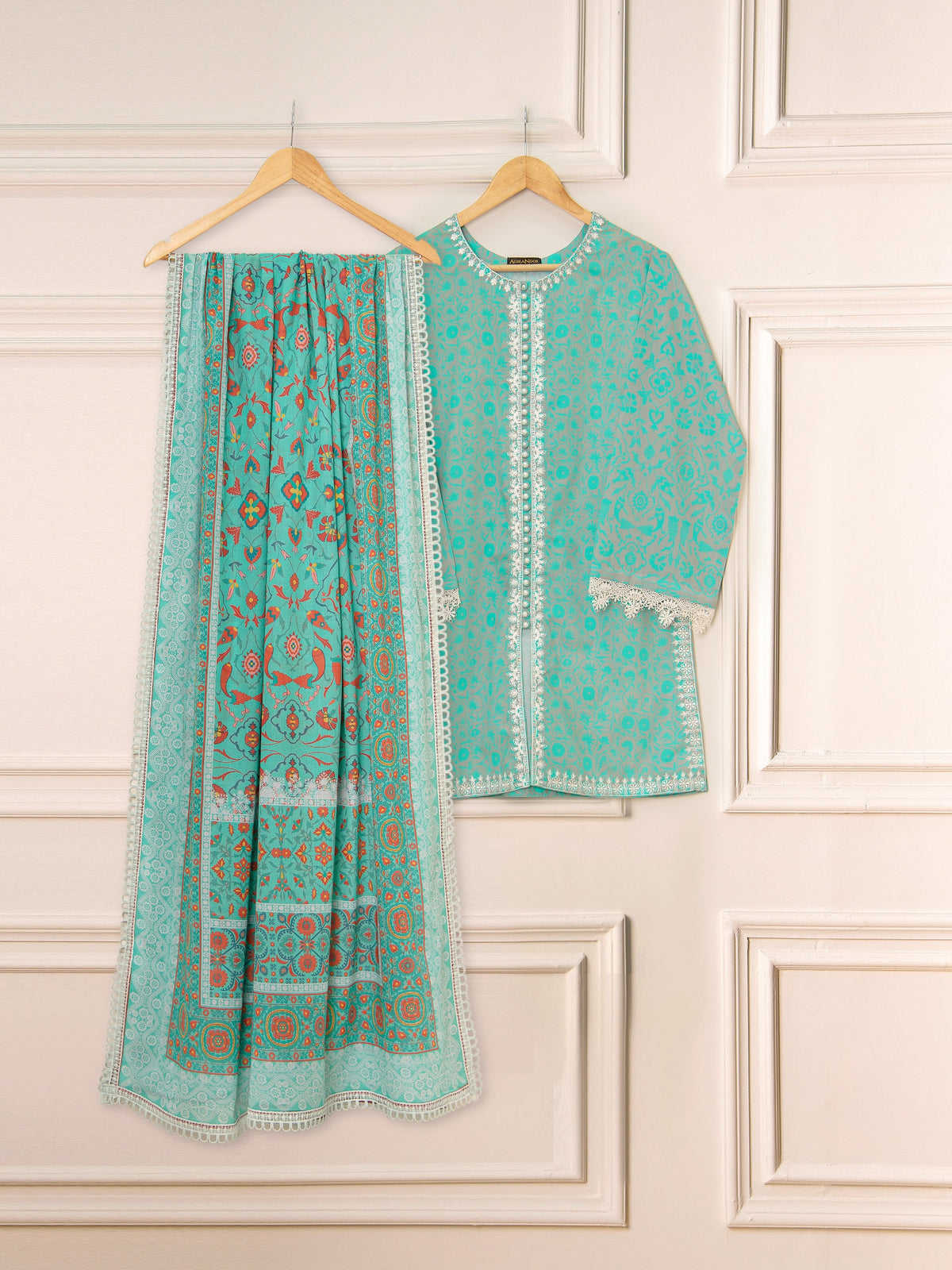 3 Piece - Digital Printed Lawn Suit S111510