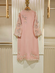2 Piece - Pure Chiffon Embroidered Suit S111350