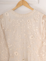 2 Piece - Pure Chiffon Embroidered Suit S111305