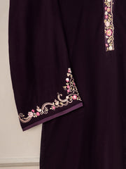 3 Piece- Embroidered Velvet Suit S110833