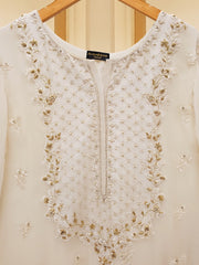 3 Piece - Embroidered Chiffon Suit S109444