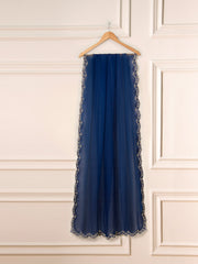 3 Piece - Pure Organza Embroidered Suit S111580