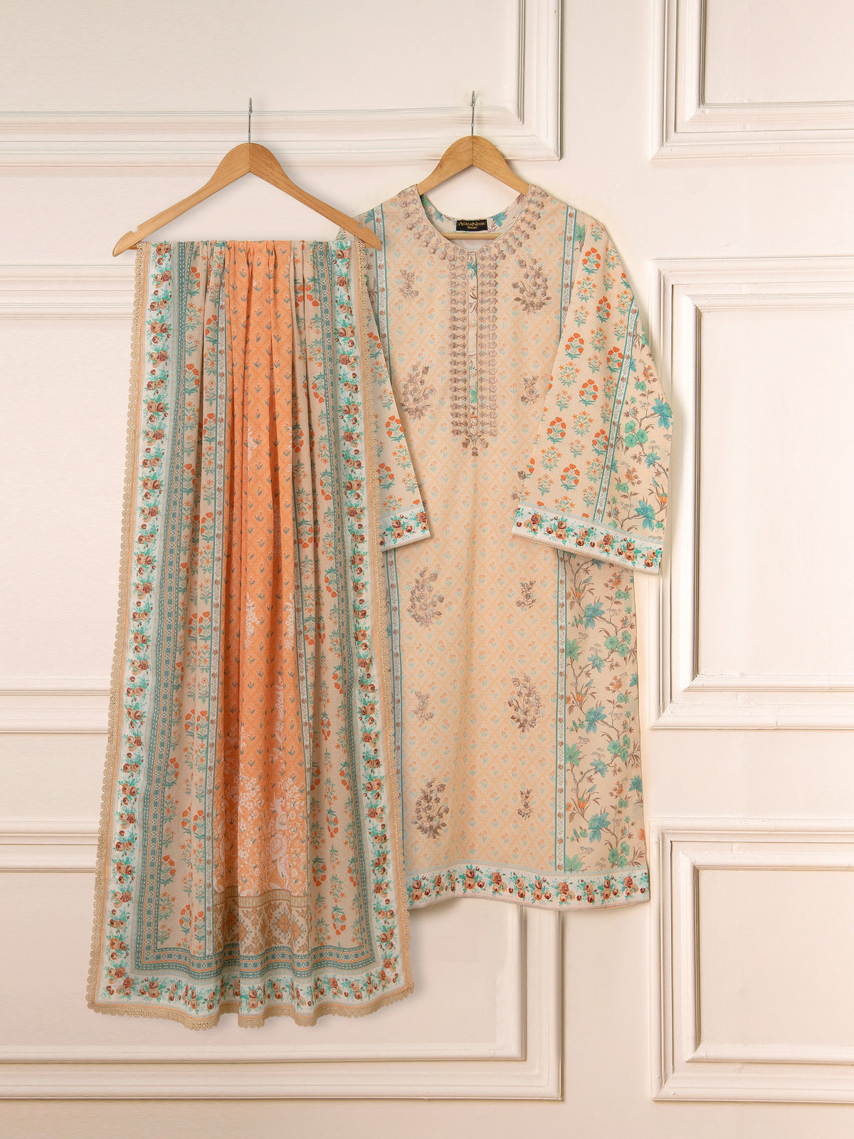 2 Piece - Digital Printed Lawn Suit S111567