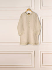 3 Piece- Pure Cotton Net Embroidered Suit S111223