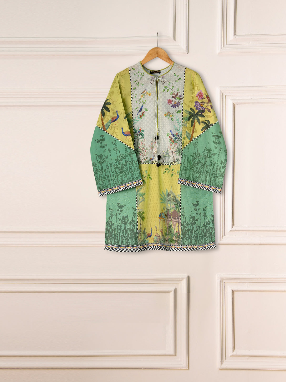 Digital Printed Cambric Shirt S111267