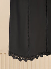 3 Piece - Pure Cotton Net Embroidered Suit S109613