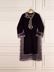 3 Piece- Embroidered Velvet Suit S110929